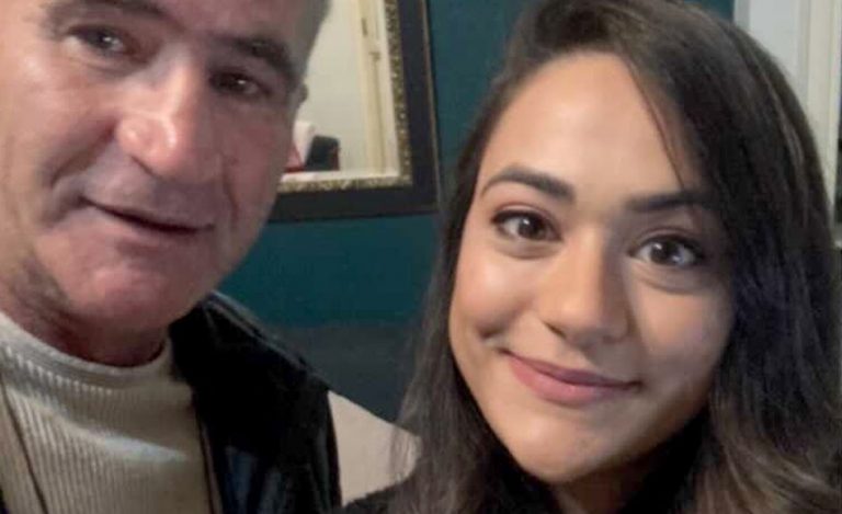 Louiza and her dad